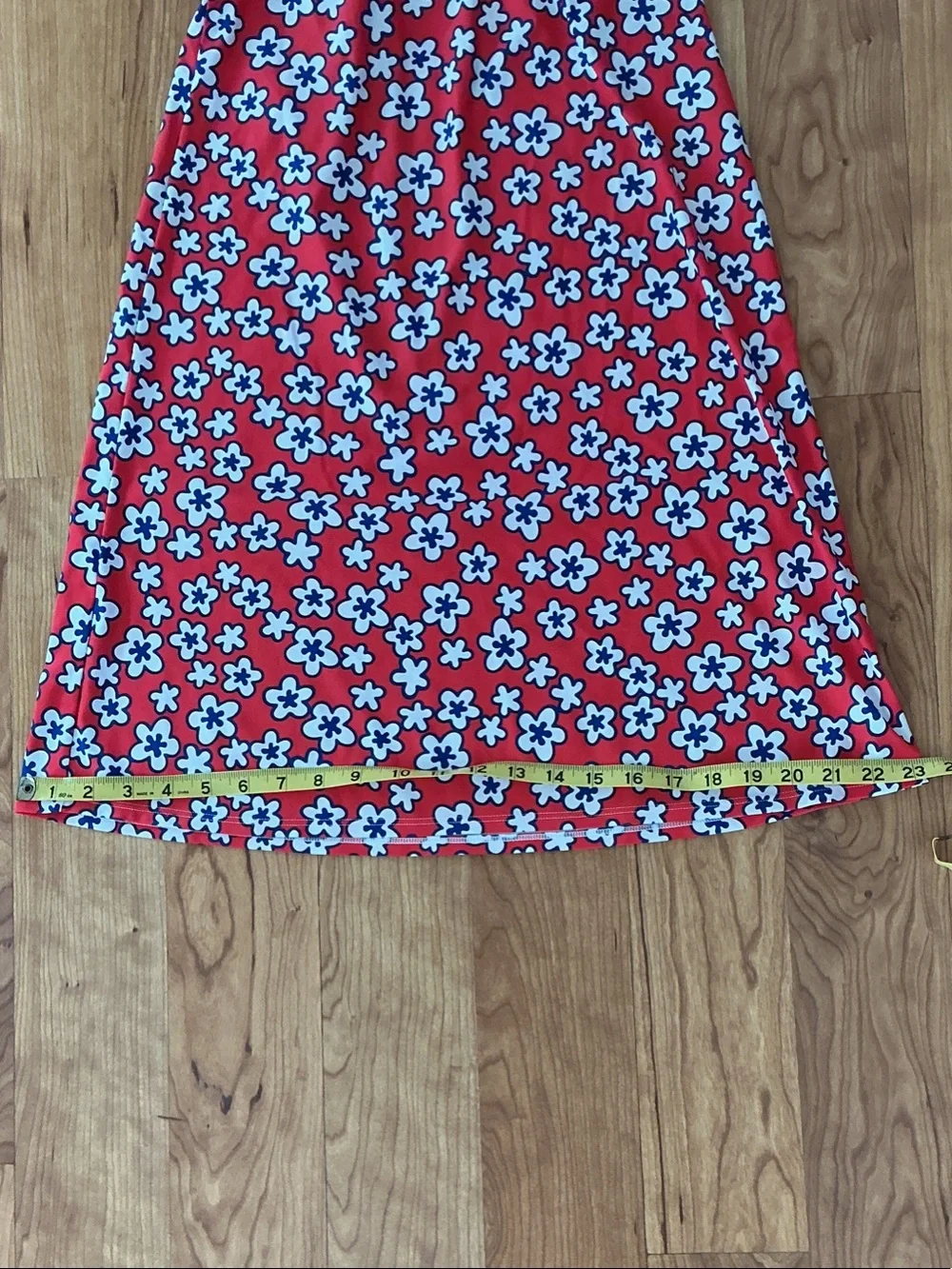 Women’s Red Floral Racerback Dress